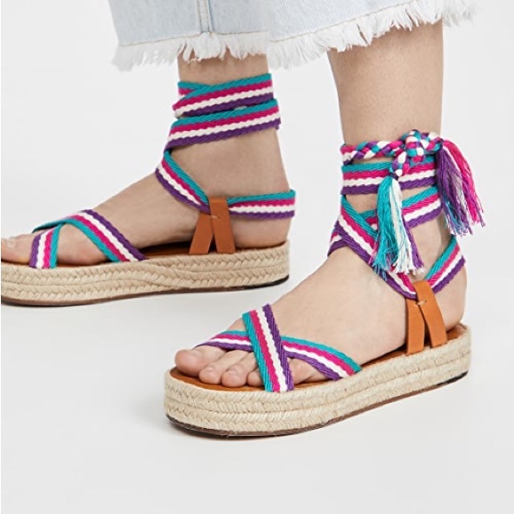 Isabel Marant Malay Sandals in multi color new with box - Picture 11 of 13